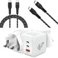 65W Schnellladegerät Stecker & Kabel Für Samsung Galaxy Tab S9 A9 S8 Plus Fe