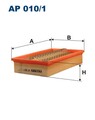 Luftfilter FILTRON AP 010/1 Filtereinsatz für W124 S124 KLASSE C124 A124 124 200