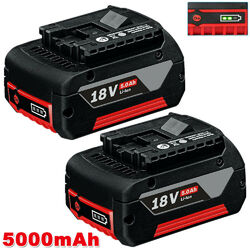 18V 7,0Ah Für Bosch Akku GBA 18 Volt BAT618 BAT609 GSR GSB GBH und Ladegerät DE