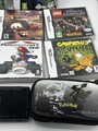 Nintendo Ds Lite und Spiele • USG-001 • Schwarz • Konsole & Ladegerät - 