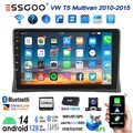 DAB+ 6+128G Android 14 Autoradio CarPlay GPS AM KAM Für VW T5 Multivan 2010-2015