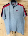 Schönes Poloshirt RALPH LAUREN POLO JEANS COMPANY Grau Rot Blau USA Gr. XXL Top