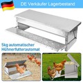 Futterautomat hühner Futterspender mit Trittklappe Geflügel Trog Futtertrog 5KG