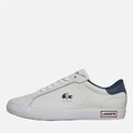 Lacoste Herren Powercourt Tri Turnschuhe Weiß/​Marineblau/​Rot