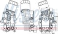NISSENS Ölkühler Motoröl 91311 Aluminium für VW POLO 5 6R1 6C1 Van 6R TDI AUDI 3