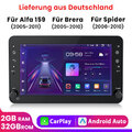 Für Alfa Romeo 159 Sportwagon Brera Spider 7"Autoradio 2+32G GPS Navi Carplay BT