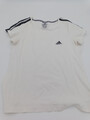 Adidas: Sportshirt´ s Gr. 34/36 weiss-schwarz Baumwolle