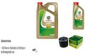 MANN-FILTER Ölfilter 6L CASTROL EDGE 5W-30 M für Hyundai i30 1.4 1.6 2.0