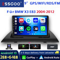 Für BMW X3 E83 2004-2012 Android 13 Carplay Autoradio GPS NAVI SWC FM DAB+ 2+64G
