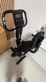 KM-Fit Heimtrainer, Fitnessbike, zusammenklappbares Fitnessfahrrad, bis 100 kg