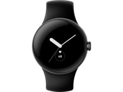 GOOGLE Pixel Watch Wi-Fi Smartwatch Edelstahl, 130–210 mm, Matte Black/Obsidian