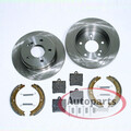 Bremsscheiben Ø 278 mm Beläge Backen Zubehör hinten für Mercedes C Klasse [W202]