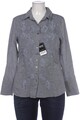 Peter Hahn Bluse Damen Oberteil Hemd Hemdbluse Gr. EU 42 Grau #tobfg6b