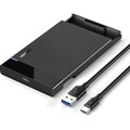 Toolfreies 2,5 Zoll SATA Festplattengehäuse mit UASP und 10 Gbps Geschwindigkeit