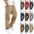 Cargohose Für Herren Vielseitig Entspannt Lässig Für Die Arbeit Mehrere Taschen