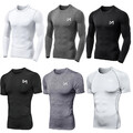 Herren Funktionsshirt Langarm/Kurzarm T-Shirts Kompression Muskelshirt Laufshirt