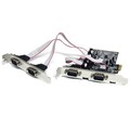 StarTech.com PEX4S553 4 Port PCI Express Karte RS232 serielle Adapterkarte mit 165