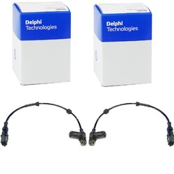2X DELPHI ABS-SENSOREN VORNE VORNE PASSEND FÜR OPEL COMBO CORSA MERIVA TIGRA