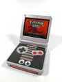 Nintendo Game Boy Advance SP mit IPS V5 LCD Display - NES Edition - Top Zustand