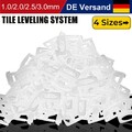500-5000 St Zuglaschen Fliesen Verlegehilfe Nivelliersystem 1mm 2mm 2.5mm 3mm