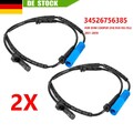 2X  ABS Sensor Raddrehzahl Hinterachse Für Mini Cooper R50 R53 R52 34526756385