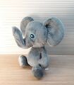 🍭Wergona Elefant  🍭 Lidl Kuscheltier Stofftier grau ca. 24cm Schokolade