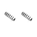 2x Maxgear 60-0423D Fahrwerksfeder Hinten für VW Golf V 1K5 Skoda Octavia II 1Z5