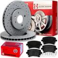 Zimmermann SPORT BREMSSCHEIBEN + BELÄGE HINTEN passend für AUDI A4 S4 8E B6 B7