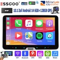 Android 14 KAM DAB 6+128G Carplay Autoradio 4G 360° Drehbar Bildschirm 8-Kern BT