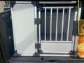 Hunde Transportbox Trixie Aluminium silber/hellgrau,  Größe L-XL 