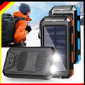 Solar Power Bank 30000mAh Tragbar Externer Batterie Ladegerät für alle Handy DE