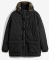 Stepp-Winterjacke mit Kapuze Gr 54 Schwarz Herren Winter-Jacke Mantel Parka Neu*