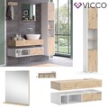 Badmöbel-Set Henri Weiß Artisan, Badezimmer, Badserie Hochschrank Vicco