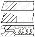 Kolbenring Satz Kolbenringe für Audi Skoda VW Seat Goetze Engine 1995 - 2000