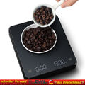 3kg/0.1g Digitale LED Waage USB Kaffeewaage mit Timer für Espresso & Barista