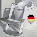 Toilettentrainer WC Sitz mit Treppe Kinder Gepolstert Baby Toilettensitz 2 in 1