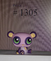 LPS Littlest Pet Shop Panda #1305 Figur Hasbro