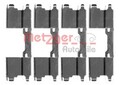 METZGER AUTOTEILE Zubehörsatz Scheibenbremsbelag 109-1762 für MERCEDES VW 30 50