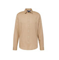 Jack & Jones Regular Fit Freizeithemd mit Kentkragen Modell 'GINGHAM' in Beige,