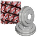 2X ASHIKA 203mm BREMSTROMMELN HINTEN PASSEND FÜR HYUNDAI GETZ LINKS+RECHTS |