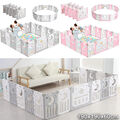 18 Paneele Flatbar Baby Laufstall Kinder Laufgitter Absperrgitter Krabbelgitter
