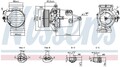 NISSENS Kompressor, Klimaanlage  u.a. für DACIA, RENAULT