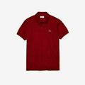 Fit Men's Neu/Lacoste2/ Mesh Short Sleeve Poloshirt Classic Button-Down T-shirt