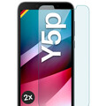 2x Echt Glas für Huawei Y5p Panzerfolie Handy Hartglas Premium Displayschutz