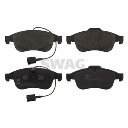 1x ORIGINAL® Swag 74 91 6828 Bremsbelagsatz, Scheibenbremse Vorne, inkl.