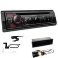 Kenwood Autoradio Spotify DAB Bluetooth USB Set für Peugeot 207 2006-2009