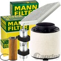 MANN FILTER INSPEKTIONSPAKET passend für 2.7+3.0 TDI AUDI A4 B8 A5 8T 8F