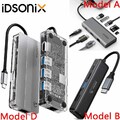 IDSONIX Multiport USB C Hub Adapter HDMI 4K USB 3.0 Micro SD für PC Macbook DE