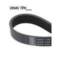 1x Keilrippenriemen SKF VKMV 7PK1595 passend für TOYOTA LAND ROVER