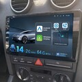 2+64G Android14 Apple Carplay Autoradio GPS NAVI BT SWC Für Audi A3 8P 2008-2012